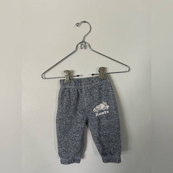 NWOT Roots Baby Salt And Pepper Sweatpants Size 0-3 months - Picture 1 of 5